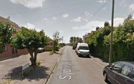 Sydney Road where the driver allegedly ploughed into parked vehicles. Stock picture Google Maps