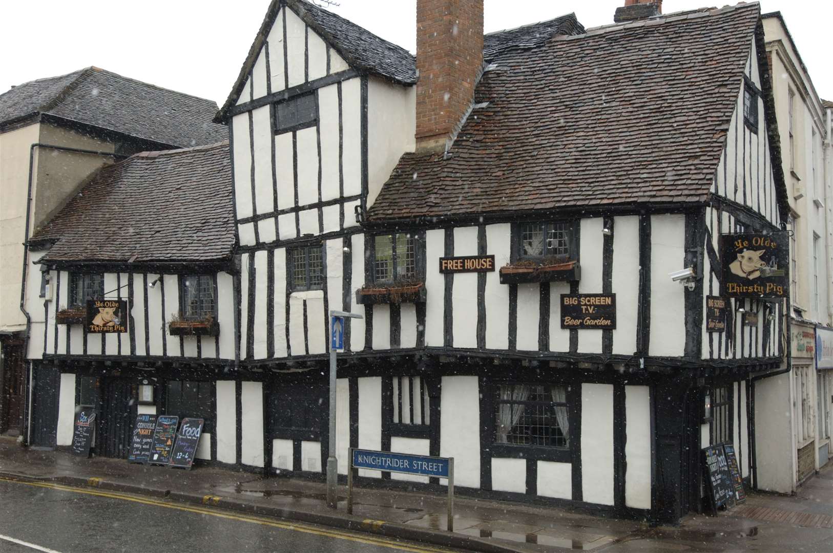 The building has allegedly stood strong on Knightrider Street since 1440. Picture John Wardley