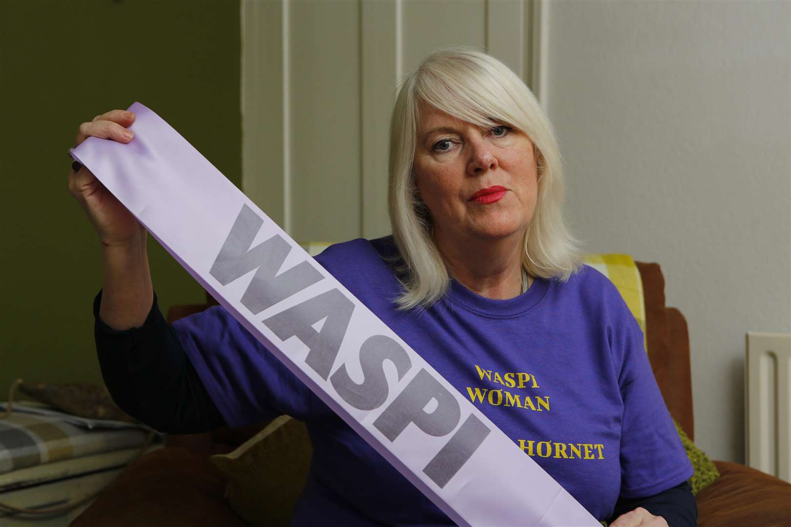 Deena Wild from East Kent WASPI and is campaigning against the changes to the state pension. Picture: Andy Jones