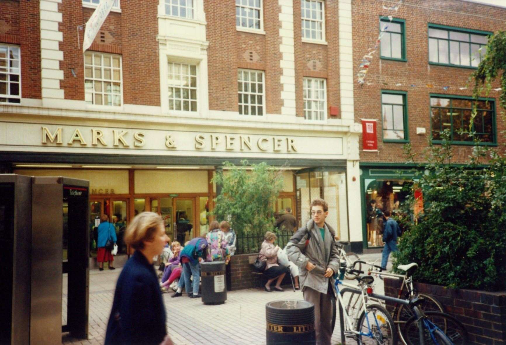 M&S in Canterbury, pictured in 1984, is one of the few big stores to have survived the recent spate of closures