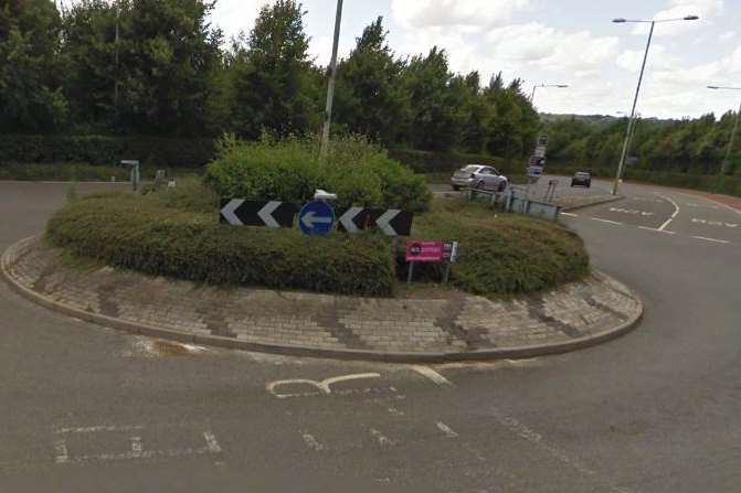 The Chaucer roundabout at Tourtel and Military Roads (picture Google Street View)