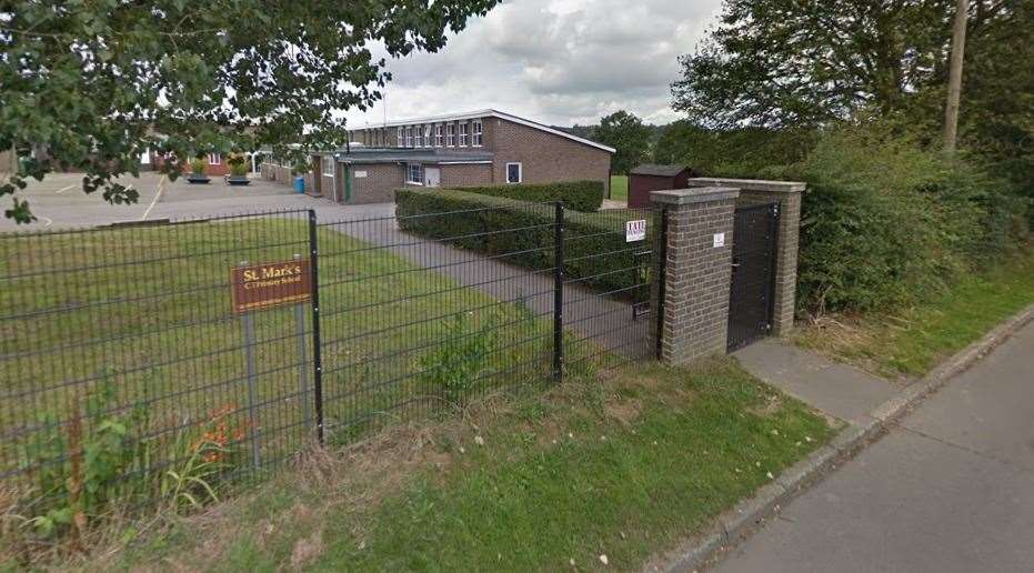 Police received a report a child was touched on the arm by a man near St Mark's Church of England Primary School in Saunders Road, Tunbridge Wells. Picture: Google