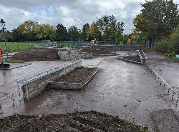 The new skate park will feature various ramps. Photo: Swanley Town Council