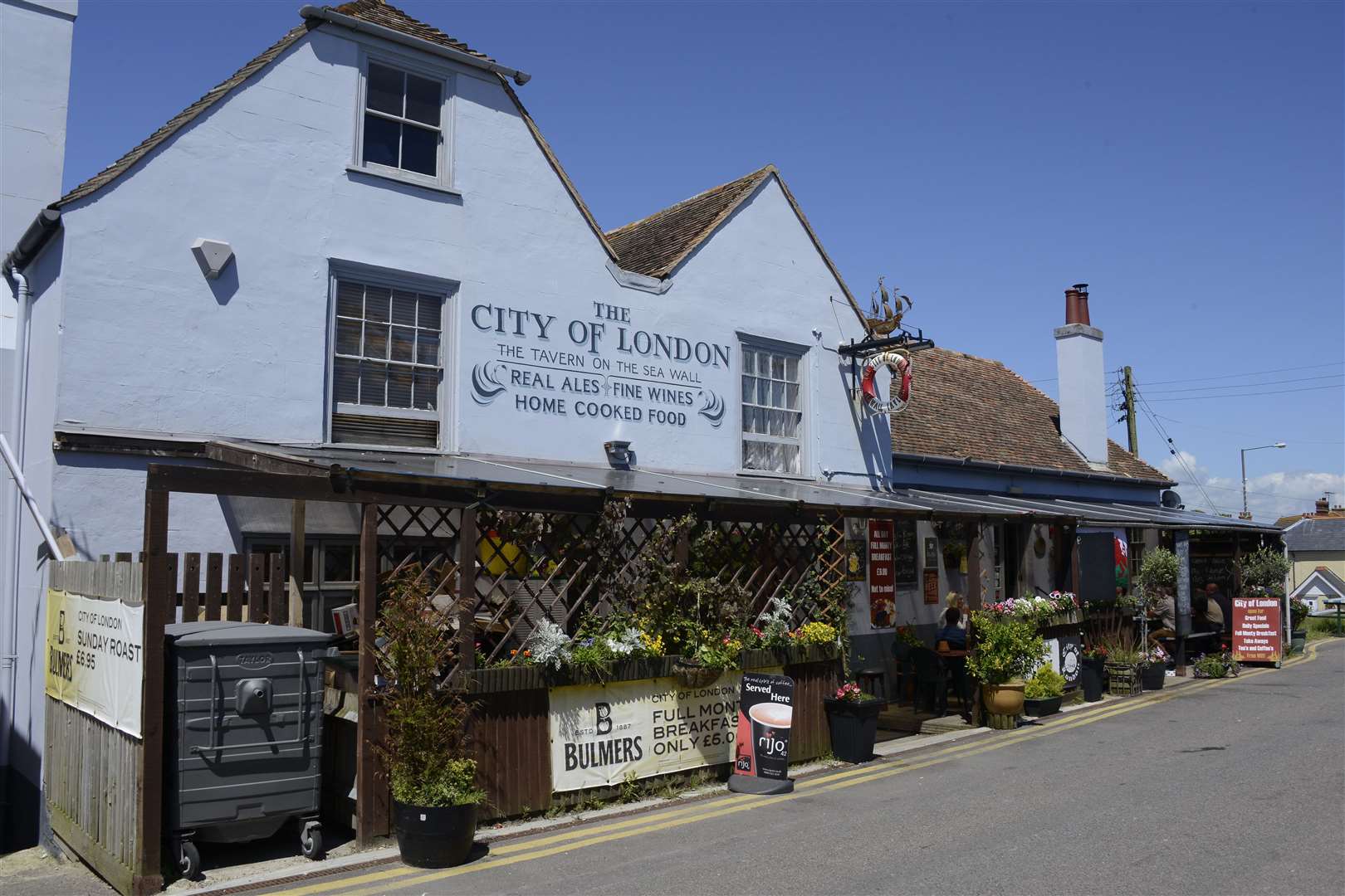 The City of London pub in Dymchurch has gone on the market