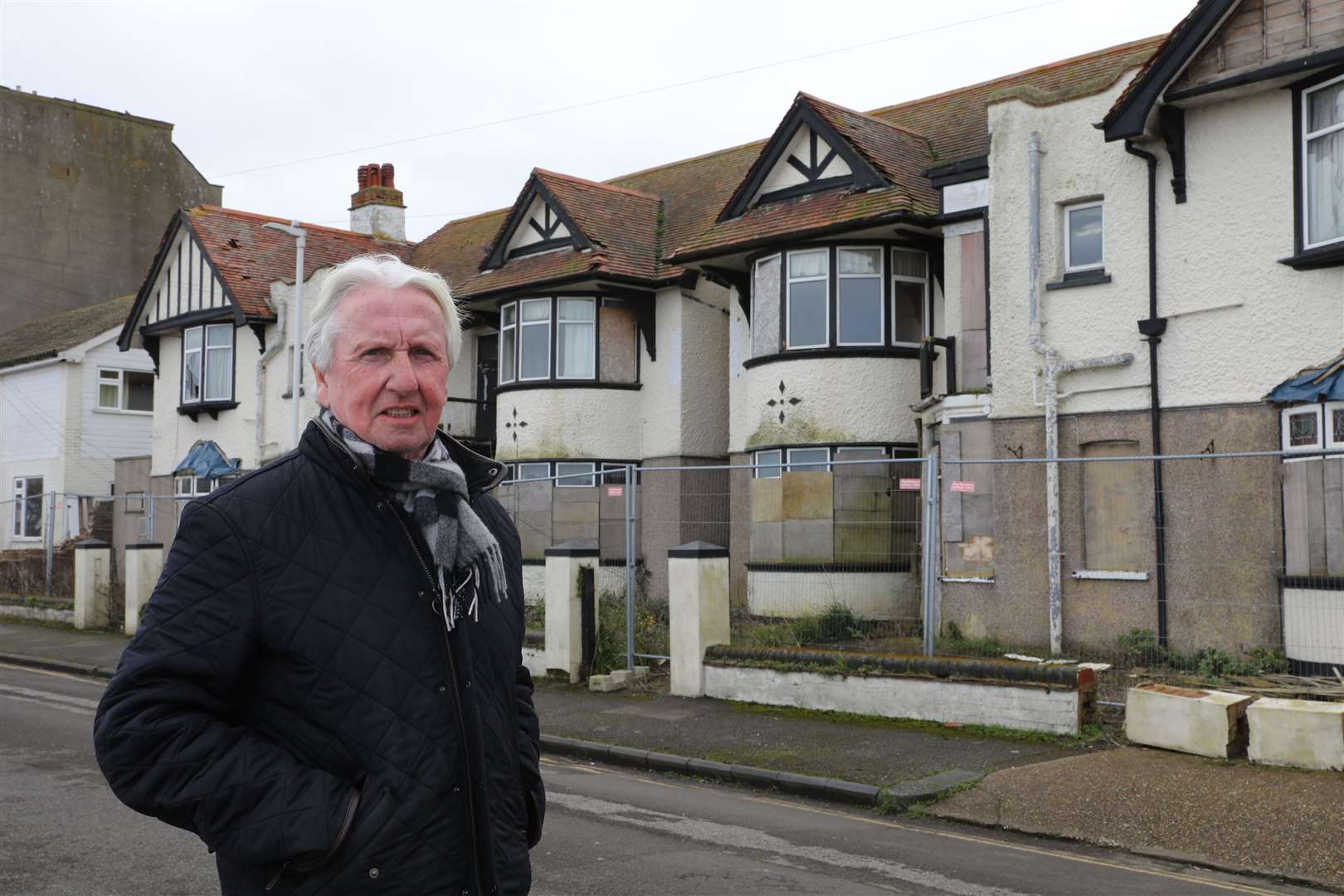 St George’s Terrace resident Hubert Whyte fears the scheme will create congestion along the narrow road