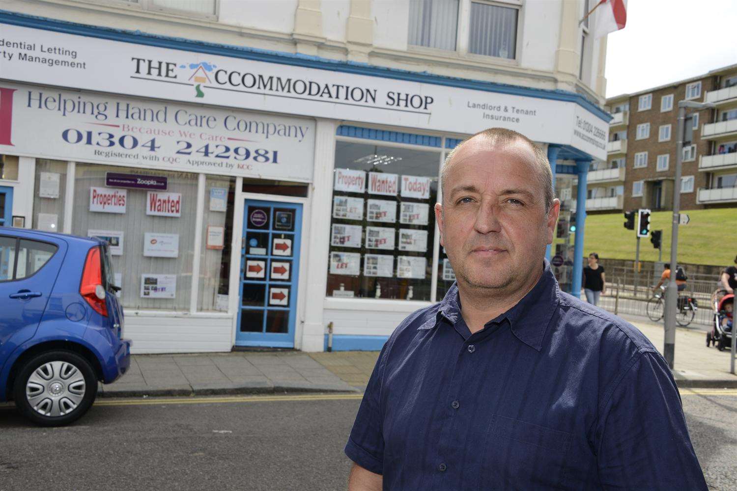 Dover, John Rose of The Accommodation Shop has won his case against a traffic warden