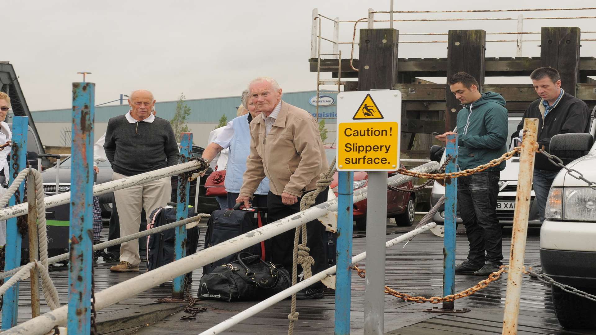 Tilbury Ferry passengers