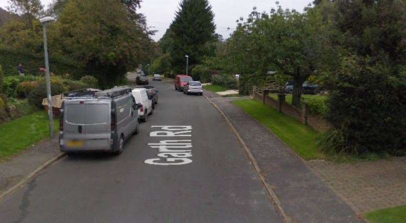 The suspected arson happened in Garth Road, Sevenoaks, at the weekend. Picture: Google