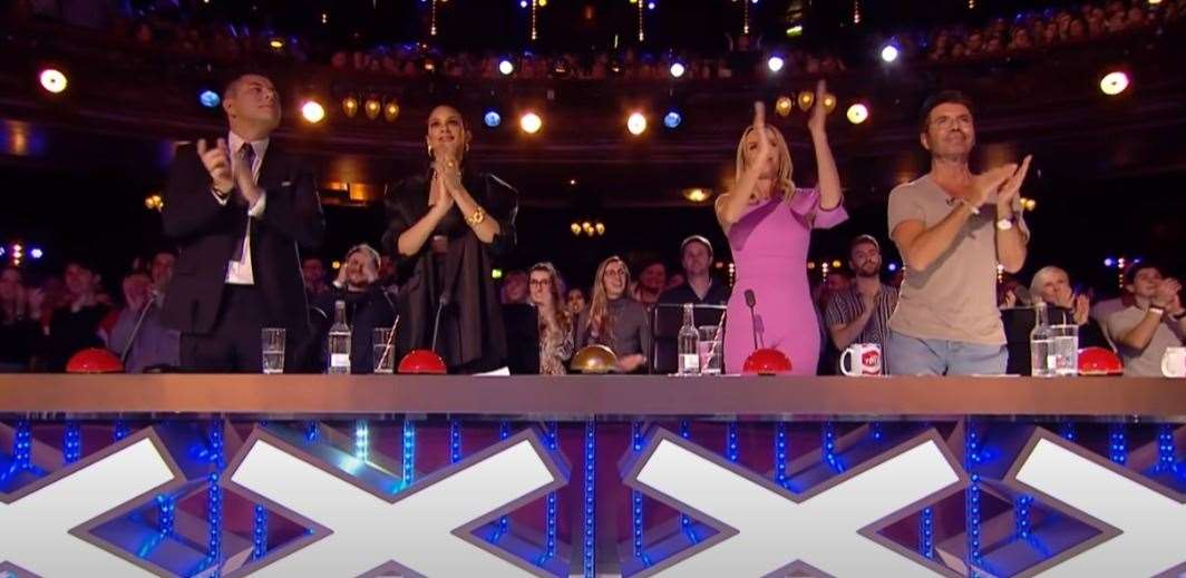 Mr Frith got a standing ovation from the judges. Picture: ITV