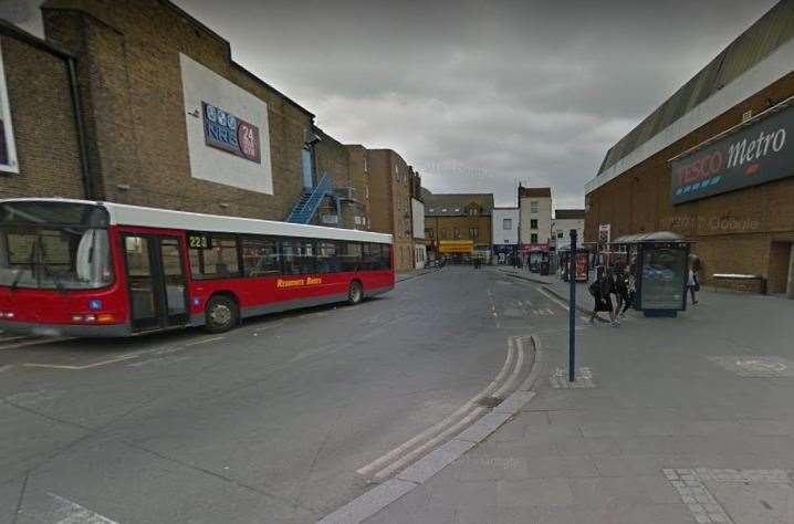 Police are investigating after a woman was reportedly flashed at by a man in Gravesend. Picture: Google (46216834)