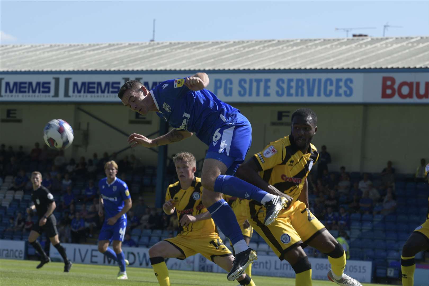 Gillingham beat Rochdale 1-0 back in August at Priestfield Picture: Barry Goodwin