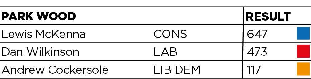 How the Park Wood ward voted (46996373)