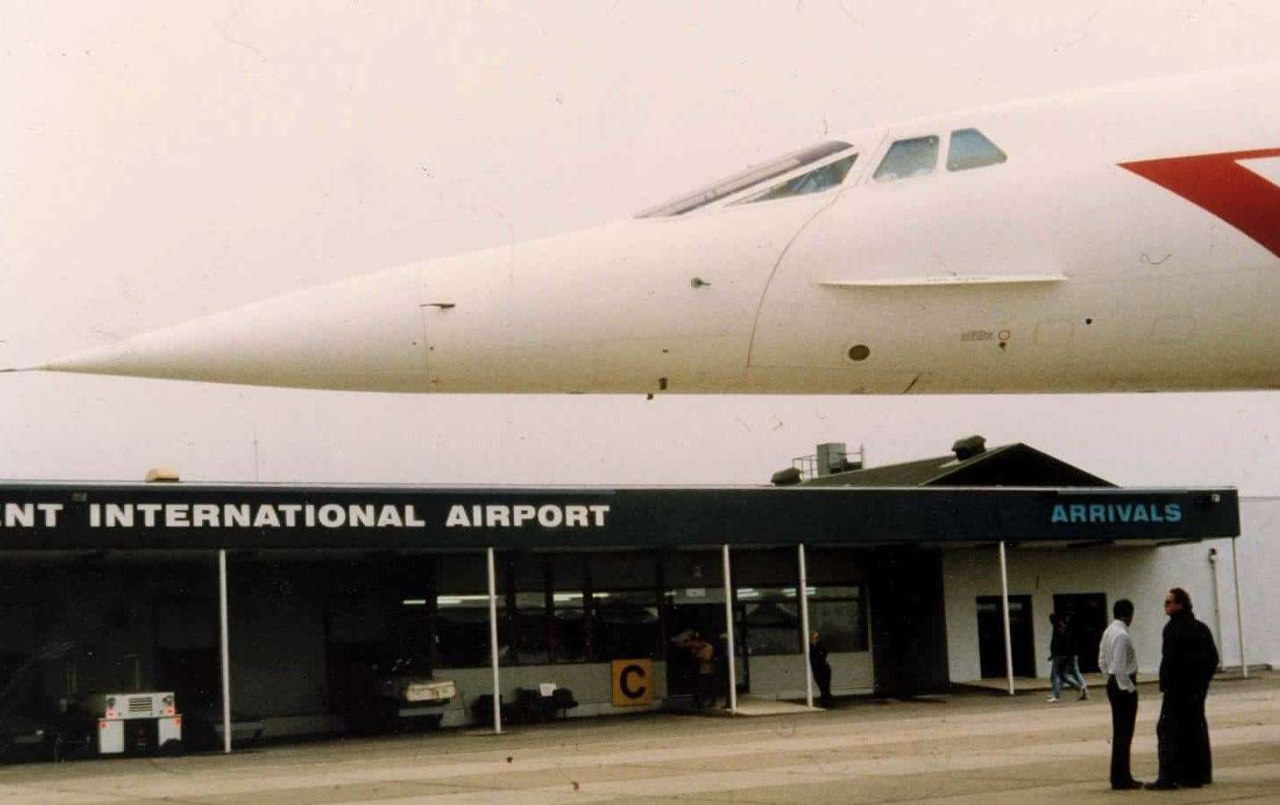 Even supersonic jet Concorde was a visitor to Manston in 1992