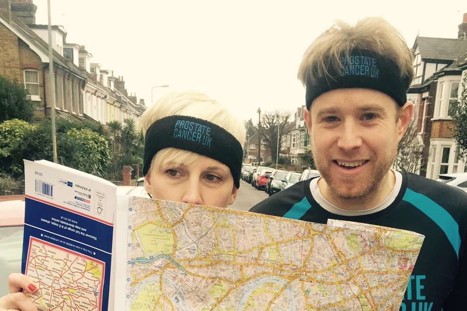 Gravesend's Ali and Joe join the fight against Prostate Cancer UK in London Marathon