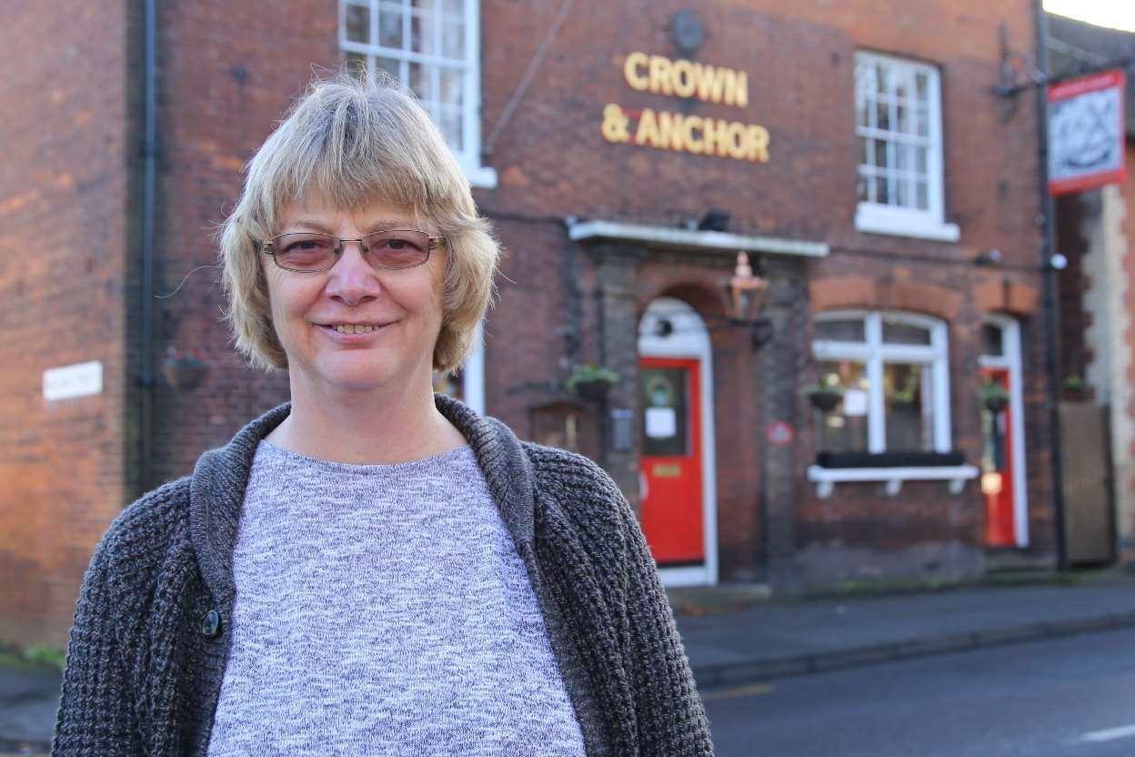 Rosemary Soulsby is the new licensee of the Crown and Anchor after Les Koncsik died.
