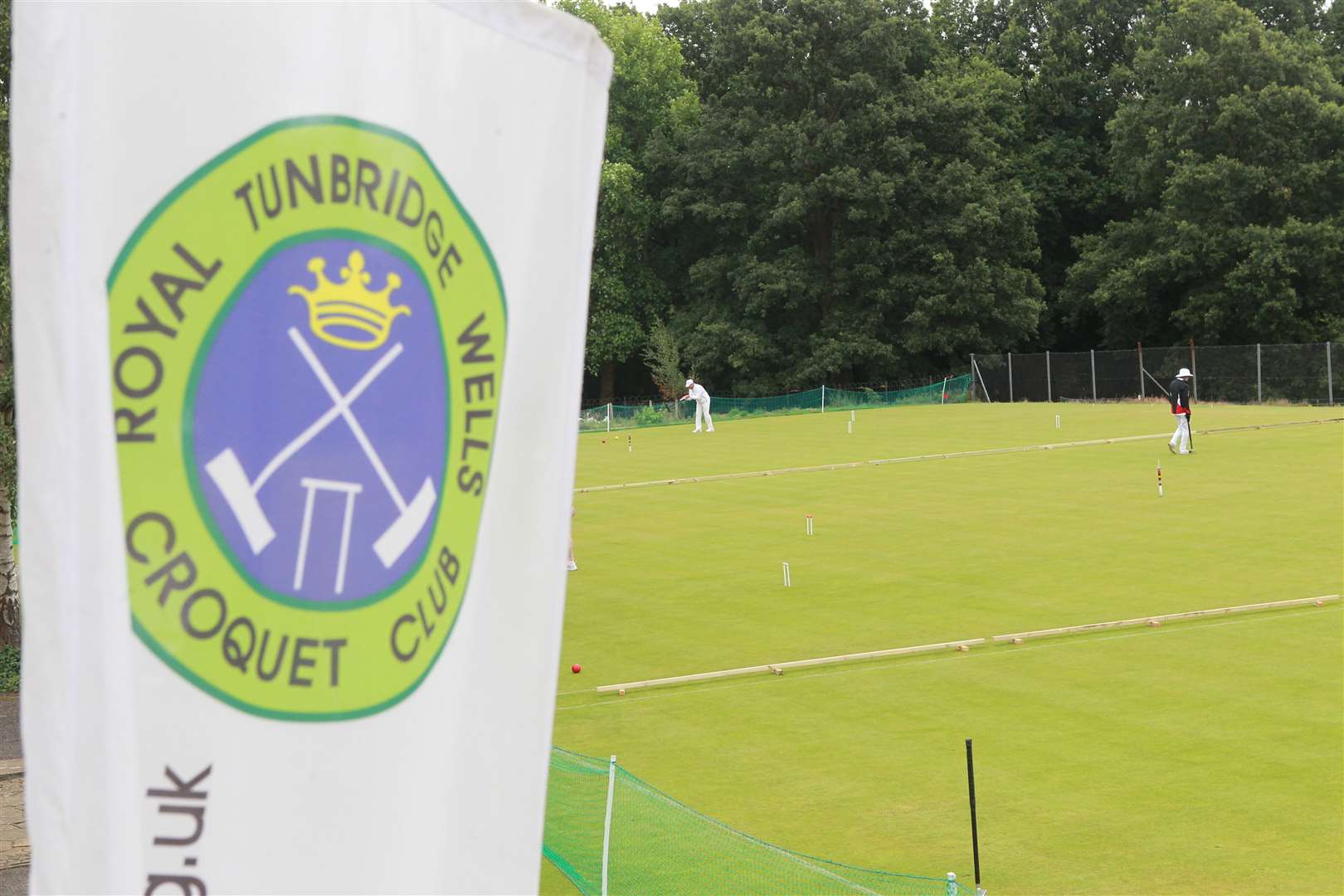 Competitive action has resumed at Royal Tunbridge Wells Croquet Club