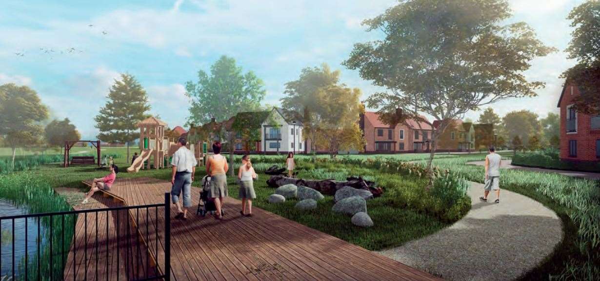 An artist impression of the Westgate development. Picture: Millwood Homes