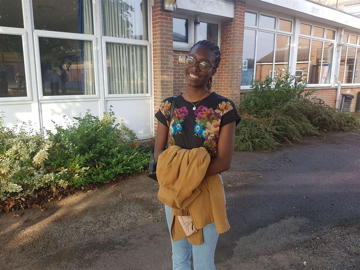 Deneka Francis was very pleased she got the grades to get into King's College