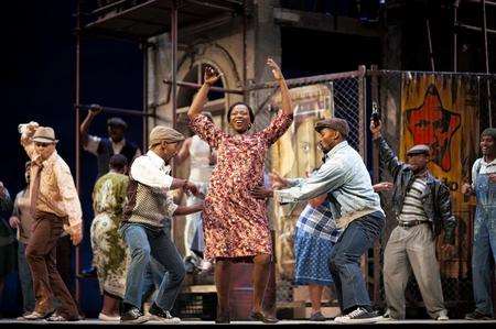 The cast of Porgy and Bess. Picture: Helen Maybanks
