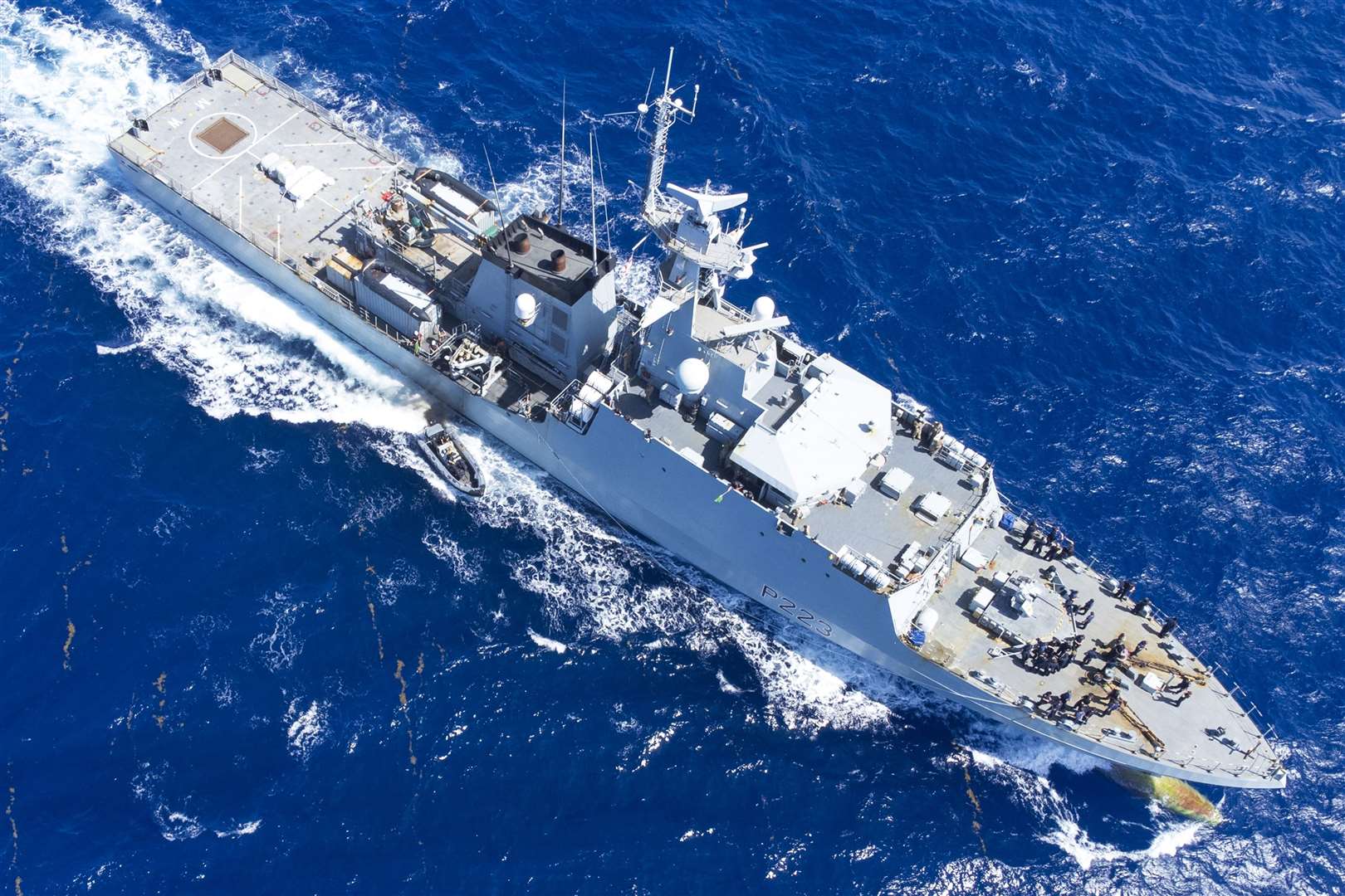 HMS Medway on patrol in the Caribbean. Photo: Royal Navy