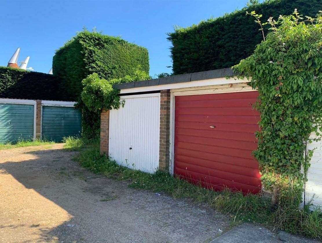 Garages in Old Street, East Peckham, were quickly snapped up. Picture Jack Charles