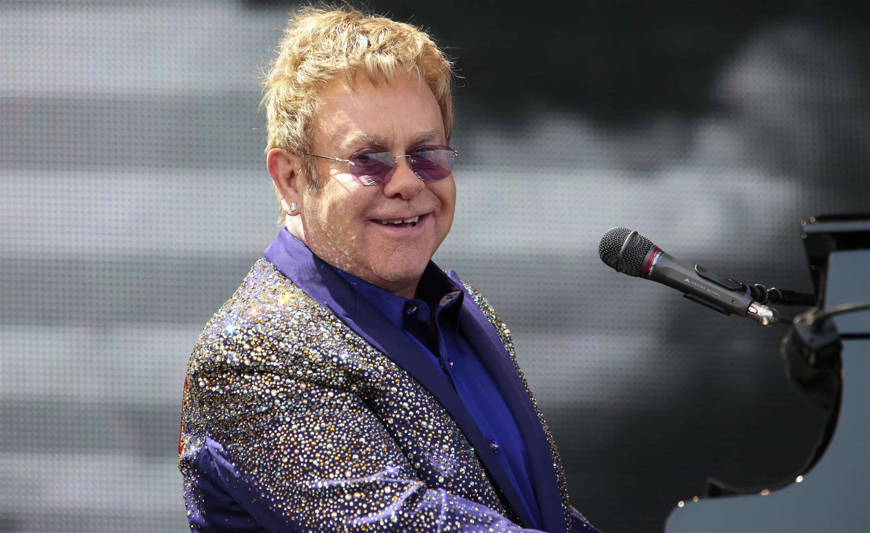 Elton John performs at Kent Show Ground, Detling Hill, Maidstone. Picture: Martin Apps