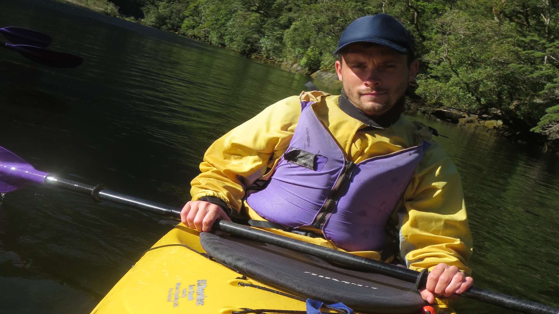 Rob Tilley paddled 26 miles a day for six days