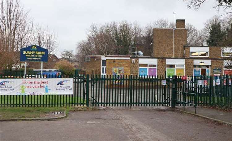 Sunny Bank Primary School in Sittingbourne was another school affected