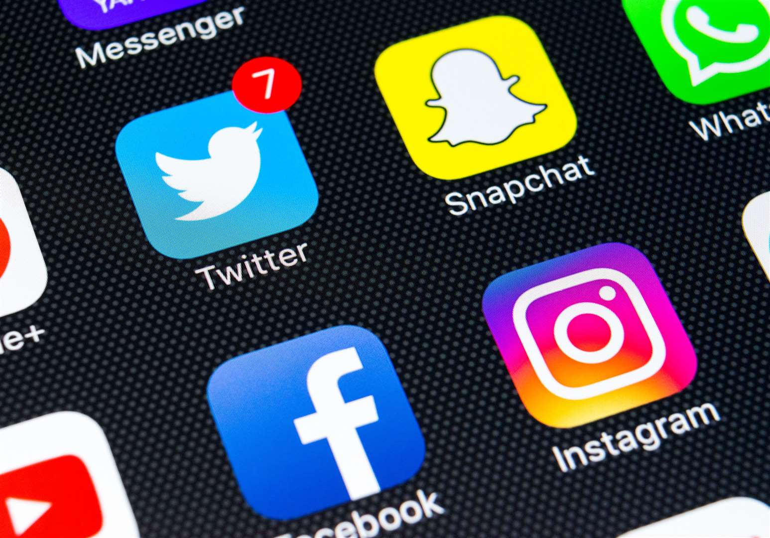 YouTube, Snapchat, TikTok and WhatsApp are most commonly used. Picture: iStock