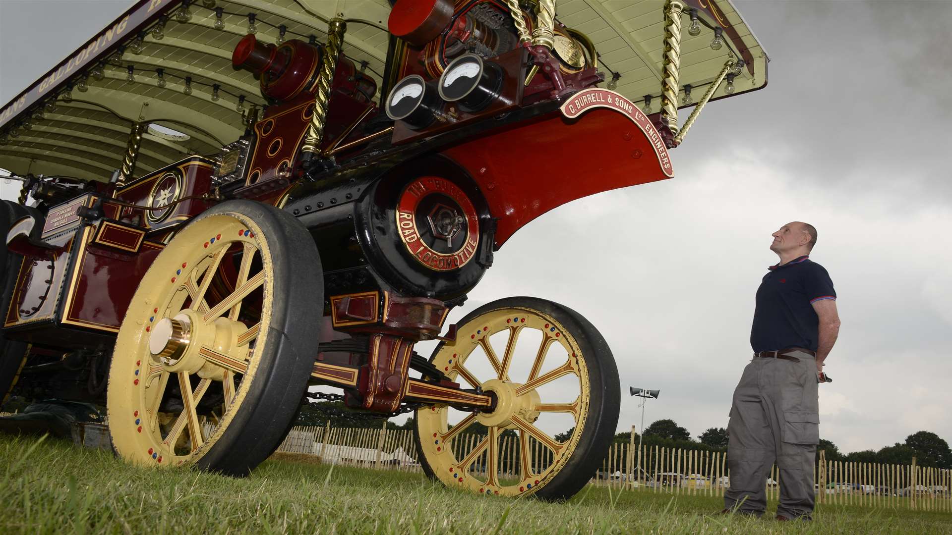 The steam rally is held in Woodchurch