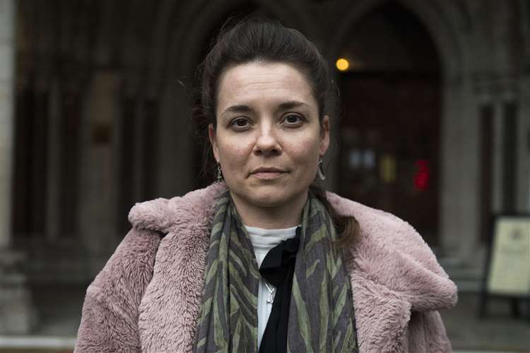 Paula Parfitt, the mother of five-year-old Pippa Knight, outside the Royal Courts of Justice, London. Picture: Kirsty O’Connor/PA