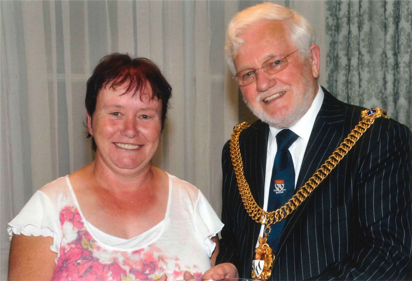 Pat Cook received the Lord Mayor's Community Award in 2012