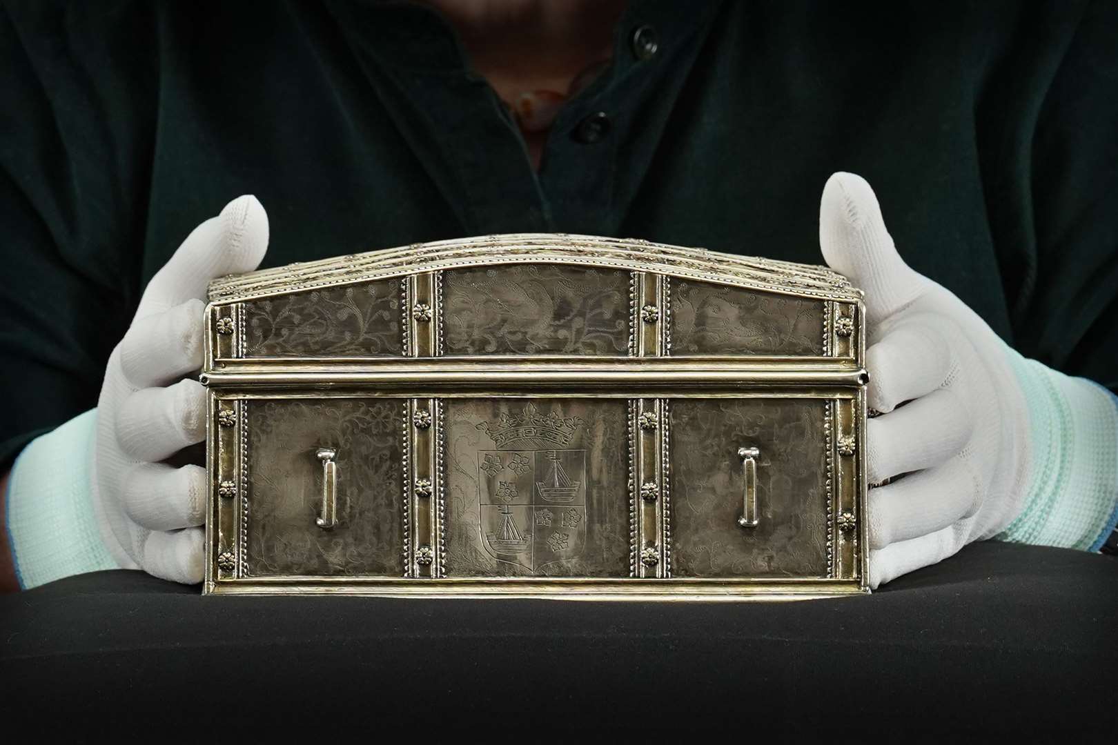 The casket was made in Paris (Stewart Attwood/National Museums Scotland/PA)