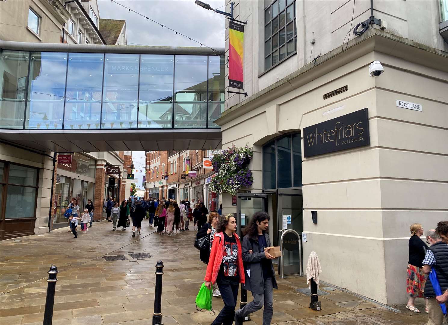 Whitefriars is one of the busiest shopping areas in the city