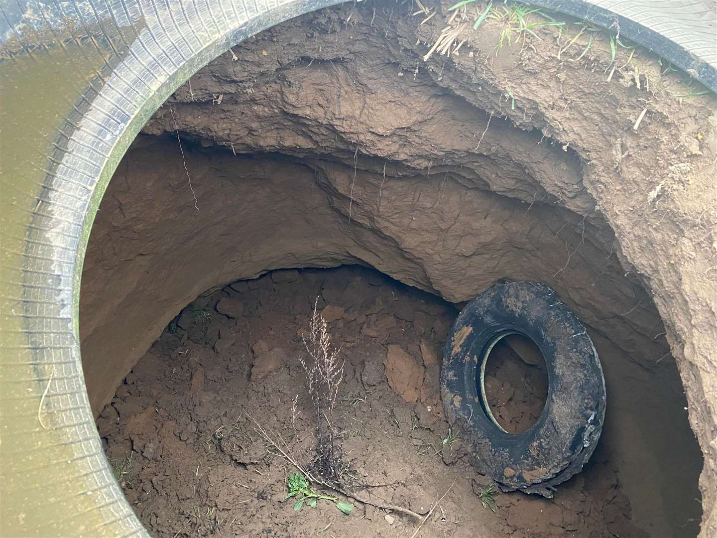 Kent underground search group believe this could be a chalkwell dating back to the 19th century. Picture: Michael Winsor