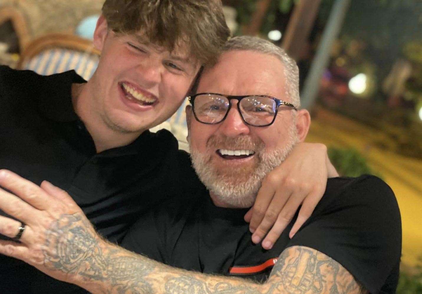 Garry with son Sonny