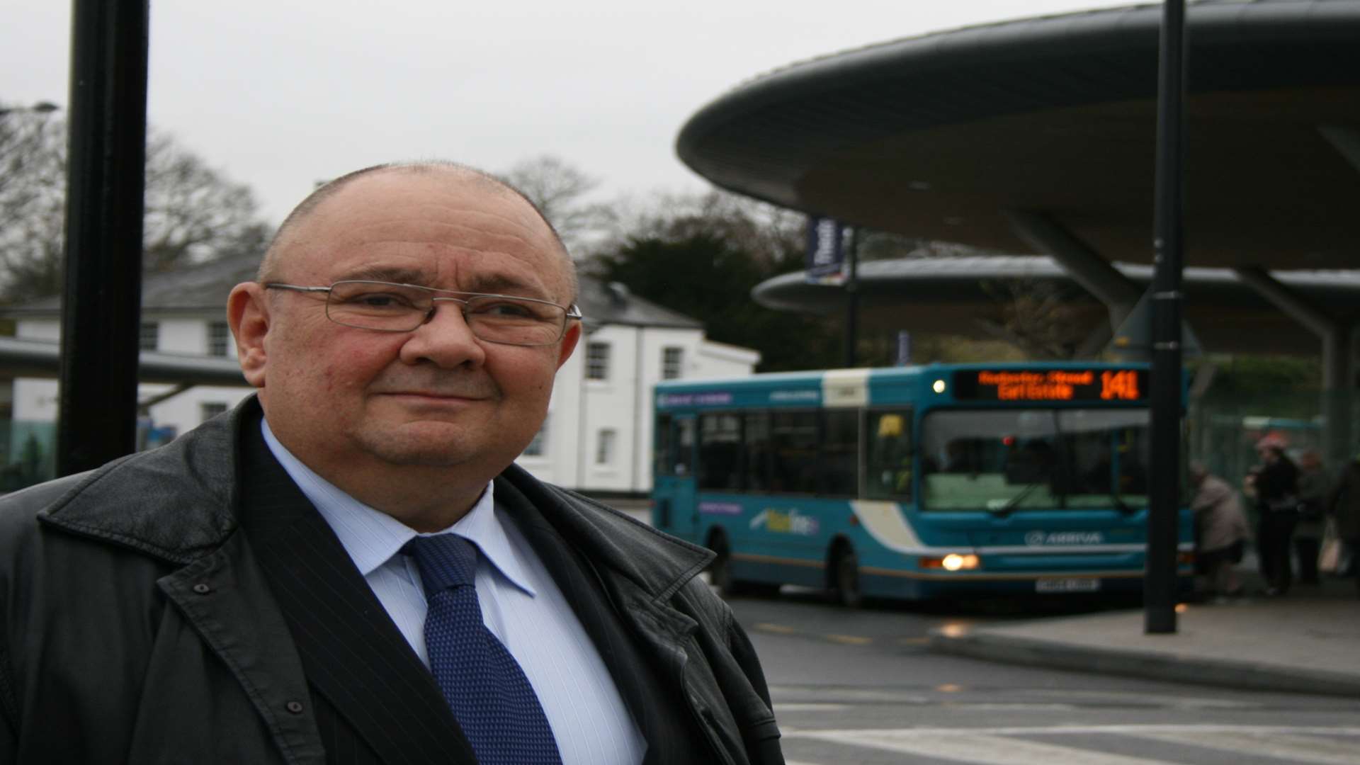 Andy McGrath, Medway Council's assistant director for frontline services, at the Chatham bus station