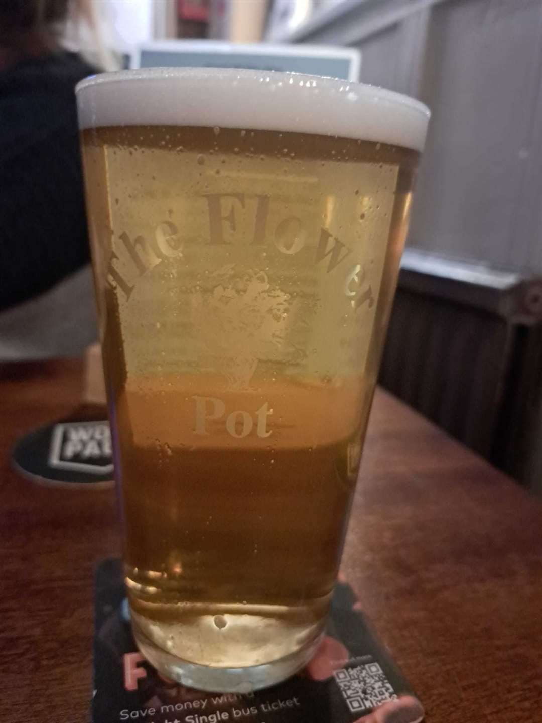 A pint of Jarl at The Flower Pot in Sandling Road, Maidstone