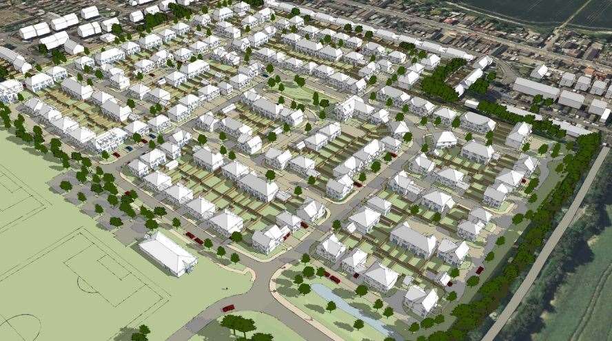 What the new 298 homes could look like. Picture: Omega Architects