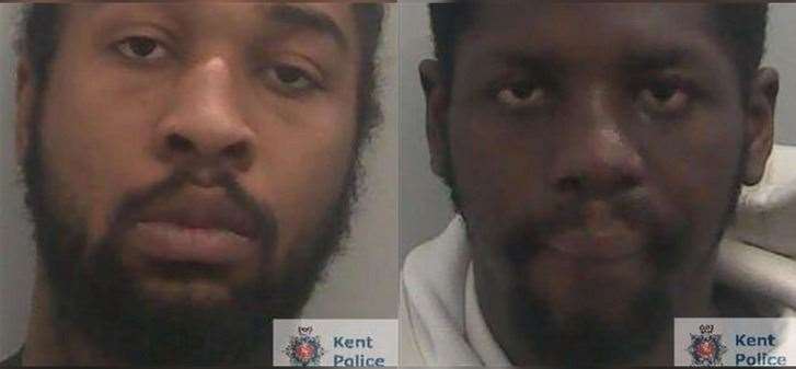 Quinton Nelson and Paul Ojo. Picture: Kent Police