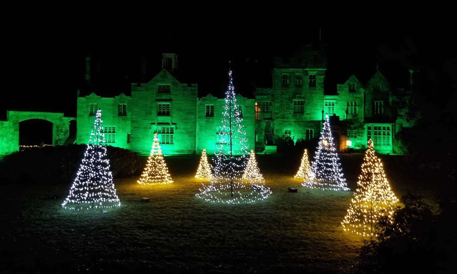 On some evenings during the Christmas period, Scotney Castle will be illuminated with sparkling festive lights. Picture: Laura Edwards