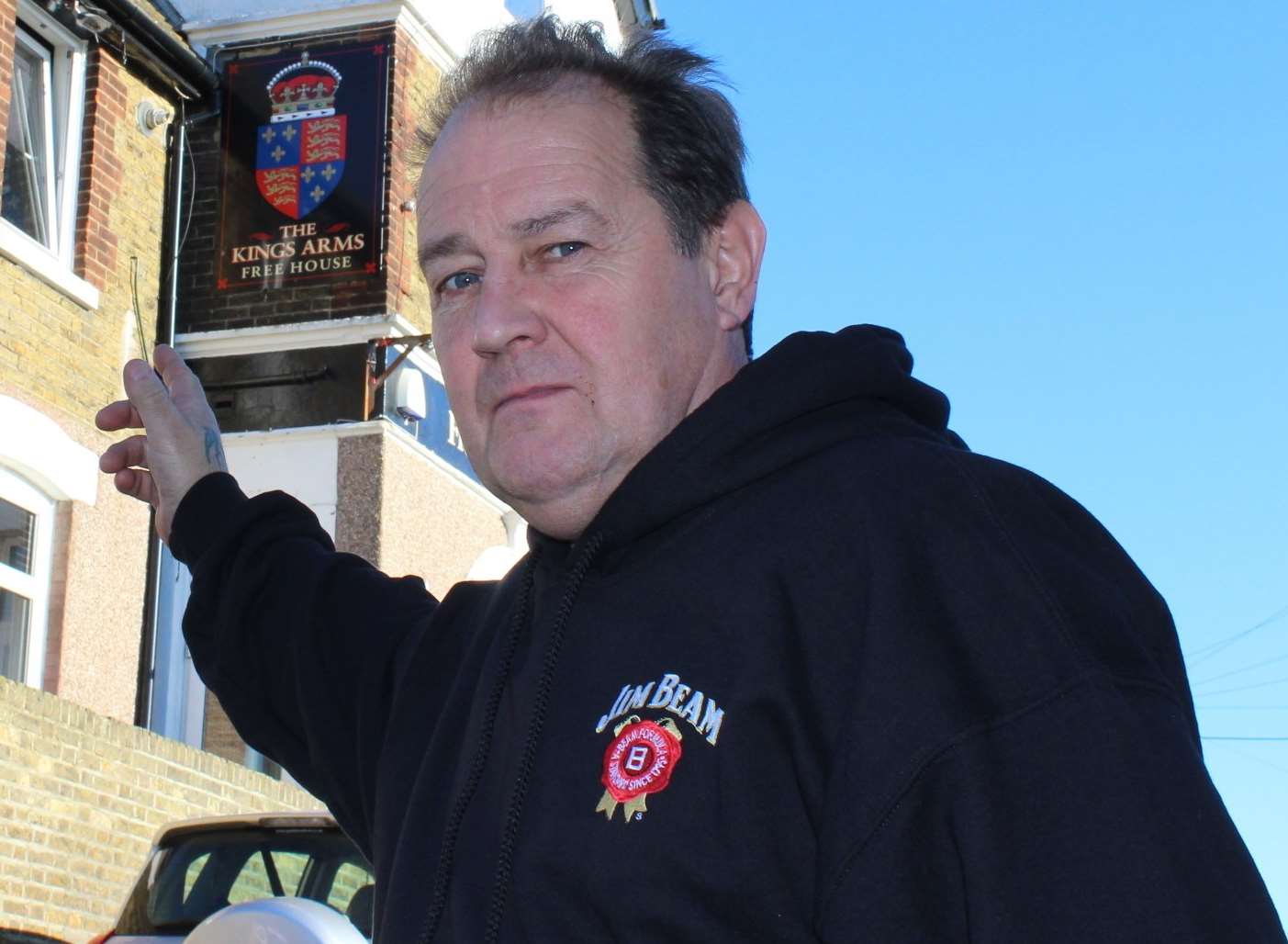 Ricky King, landlord of the King's Arms, Minster, has also set his sights on the old Catamaran yacht Club in Sheerness
