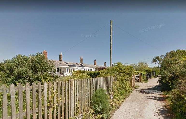 The bungalows would be next to the Coastguard Cottages. Picture: Google Street View