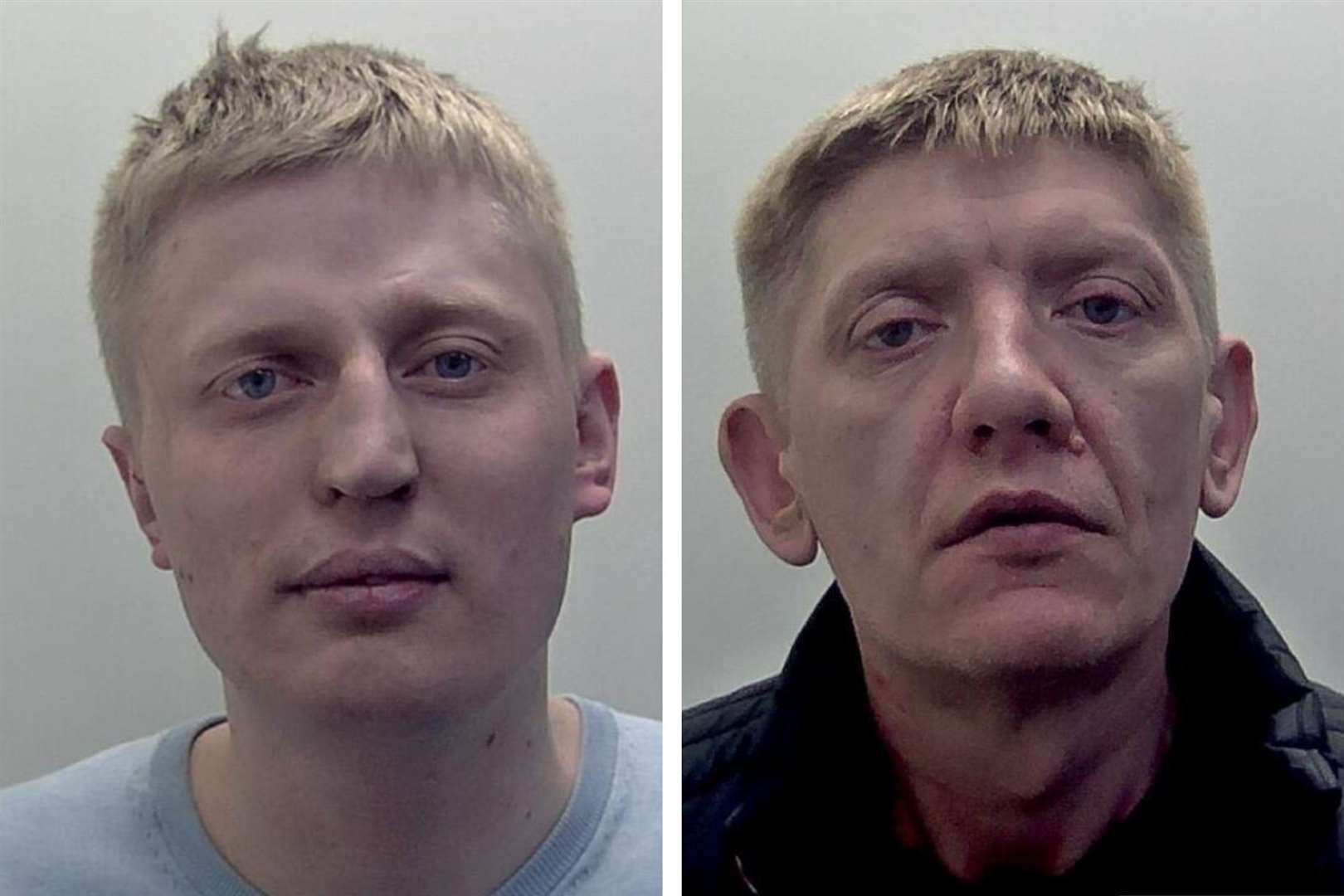 Nikas Biliakevicius, from Hull, and Andrius Petrauskas, from Eltham in London, were locked up last month. Picture: Kent Police
