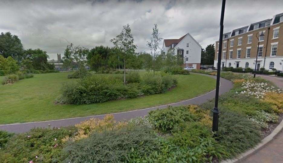 The site of the old Kingsmead Stadium in Canterbury is now a housing estate built in the 2000s. Picture: Google