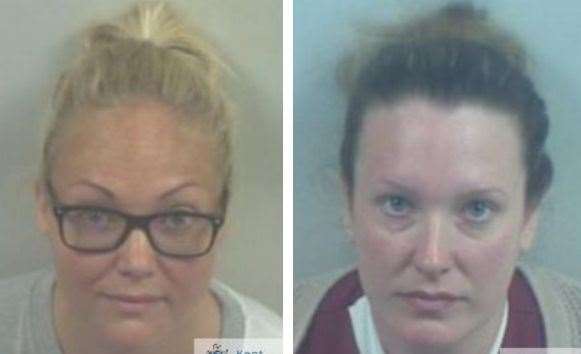 Leia Jones and Kayleigh Stonestreet were locked up. Picture: Kent Police