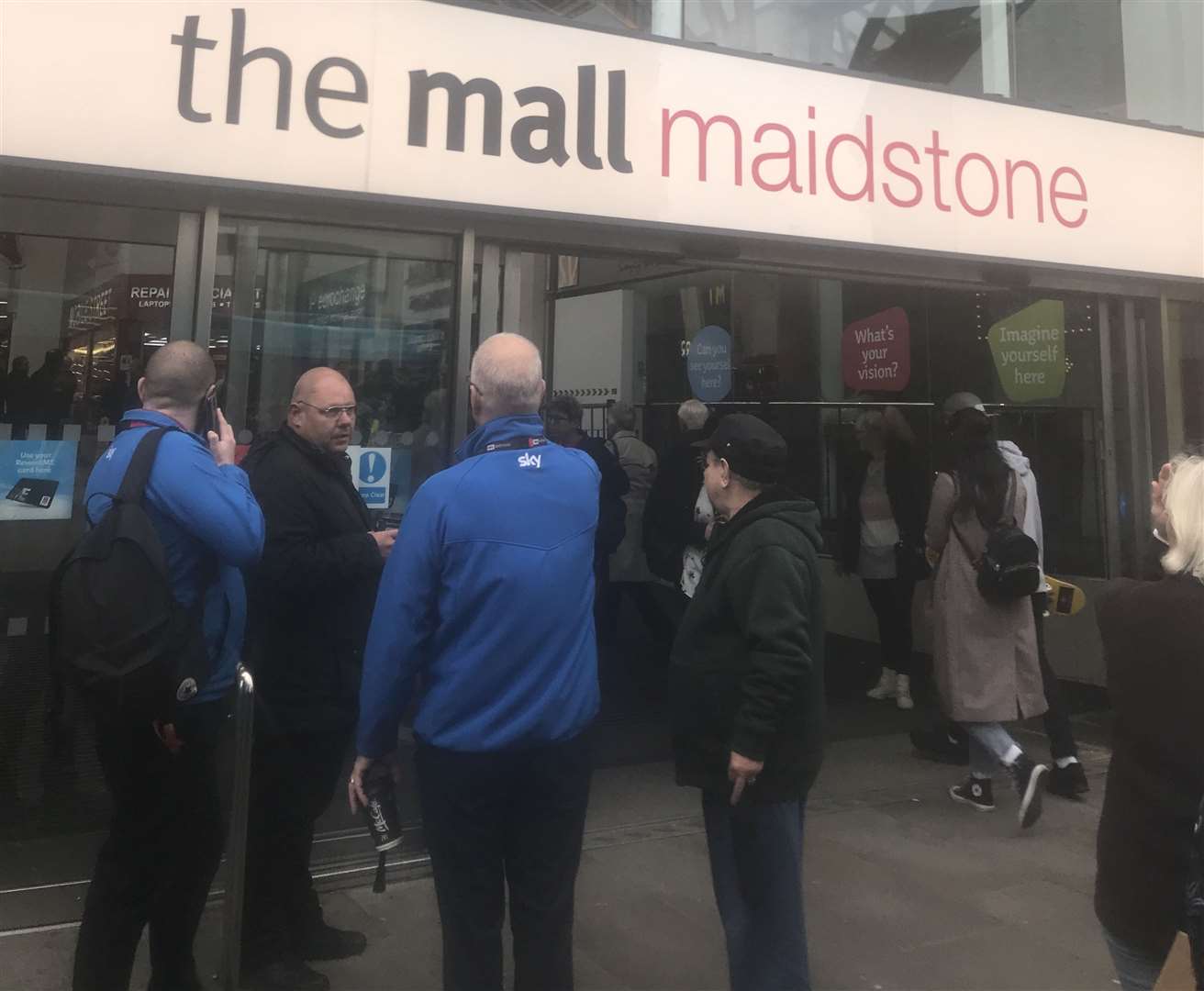 The Mall in Maidstone has been evacuated