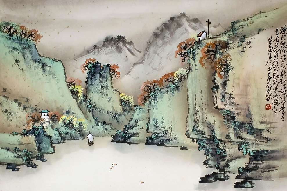 A Chinese watercolour which sold for £30,000