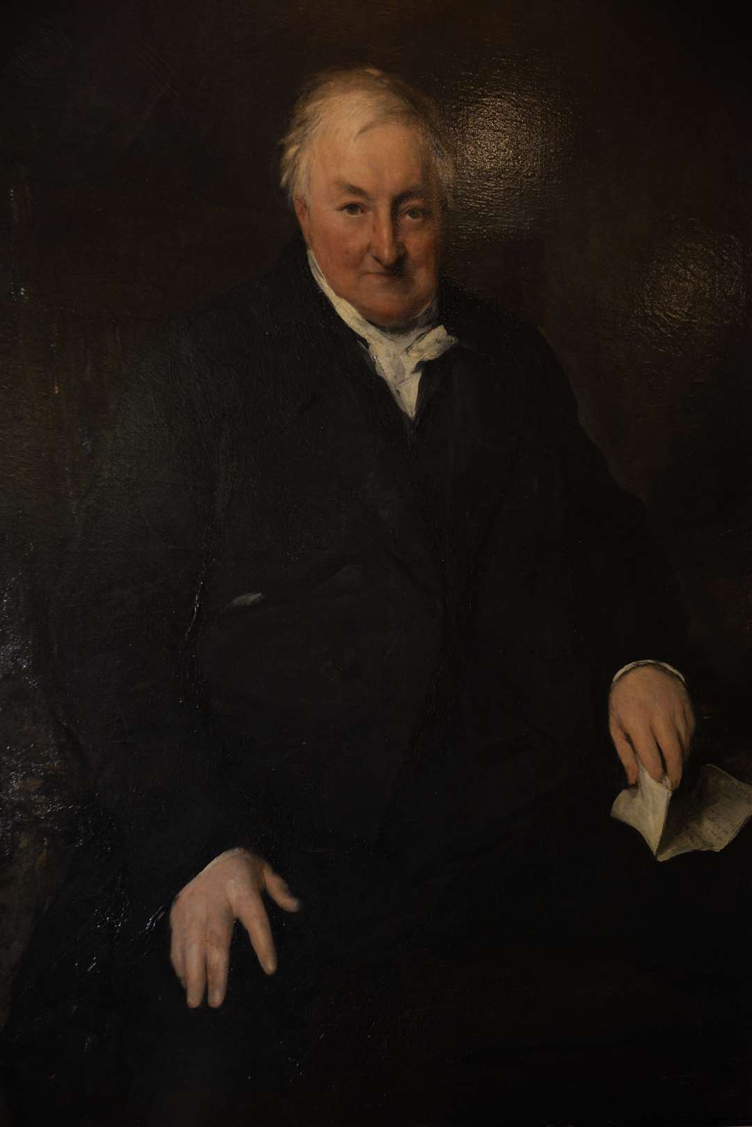The portrait of The Rev John Poore in the council chamber at Swale House