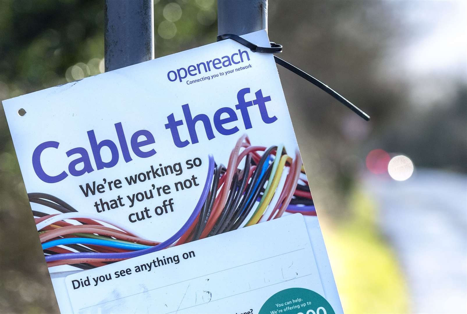 OpenReach are working with Crimestoppers in issuing an appeal for information. Picture: Keith Heppell